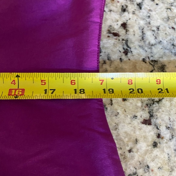 Vintage Jillian Jones Purple Silk Beaded Cocktail Dress Sleeveless Zip Back - Picture 9 of 13